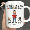 Custom Photo Proud Dog Dad - Personalized Mug Custom Photo Proud Dog Dad - Personalized Mug
