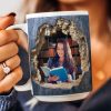 Custom Photo Reading Books - Personalized Photo Mug Custom Photo Reading Books - Personalized Photo Mug