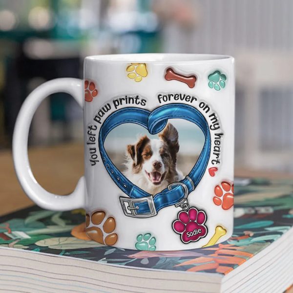 Custom Photo Road To My Heart - Personalized 3D Inflated Effect Ceramic Mug - Gift For Pet Lovers | NA94 Custom Photo Road To My Heart - Personalized 3D Inflated Effect Ceramic Mug - Gift For Pet Lovers | NA94