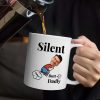 Custom Photo Silent Butt Dadly - Personalized Mug Custom Photo Silent Butt Dadly - Personalized Mug