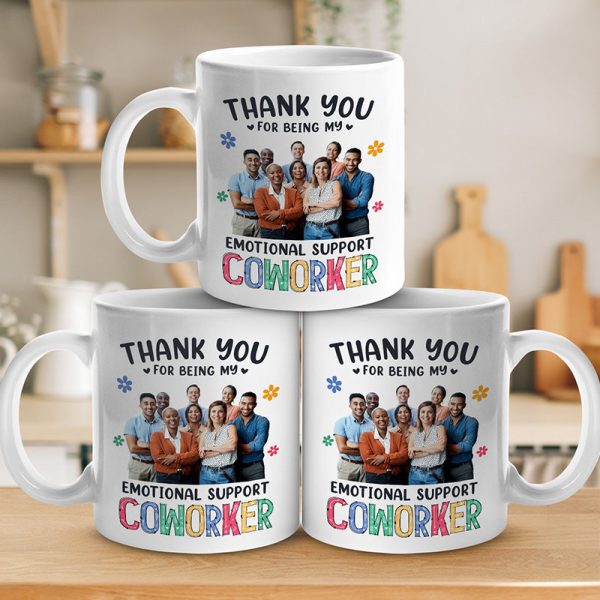 Custom Photo Thank You For Being My Unpaid Therapist - Coworker Personalized Custom Mug - Gift For Coworkers, Work Friends, Colleagues Custom Photo Thank You For Being My Unpaid Therapist - Coworker Personalized Custom Mug - Gift For Coworkers, Work Friends, Colleagues