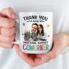 Custom Photo Thank You For Being My Unpaid Therapist - Coworker Personalized Custom Mug - Gift For Coworkers, Work Friends, Colleagues Custom Photo Thank You For Being My Unpaid Therapist - Coworker Personalized Custom Mug - Gift For Coworkers, Work Friends, Colleagues