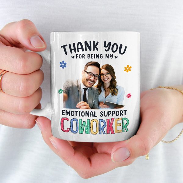 Custom Photo Thank You For Being My Unpaid Therapist - Coworker Personalized Custom Mug - Gift For Coworkers, Work Friends, Colleagues Custom Photo Thank You For Being My Unpaid Therapist - Coworker Personalized Custom Mug - Gift For Coworkers, Work Friends, Colleagues