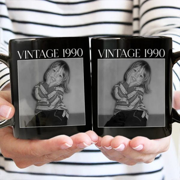 Custom Photo Vintage Image And Year - Personalized Mug Custom Photo Vintage Image And Year - Personalized Mug