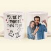 Custom Photo You Are My Favorite Thing To Do - Personalized Ceramic Mug - Gift For Couple, Husband Wife NH96 Custom Photo You Are My Favorite Thing To Do - Personalized Ceramic Mug - Gift For Couple, Husband Wife NH96