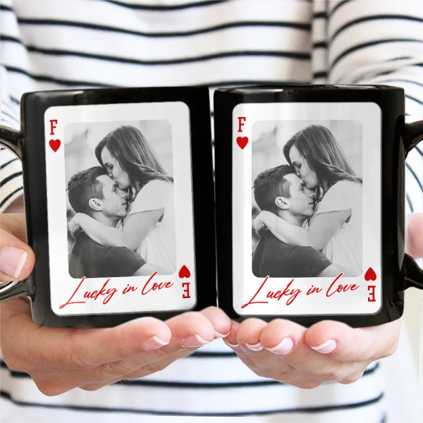 Custom Photo You & Me We Got This Playing Card - Personalized Mug