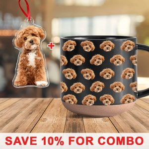 Custom Portrait Photo For Dog Cat Lover Pottery Mug TH10 892077