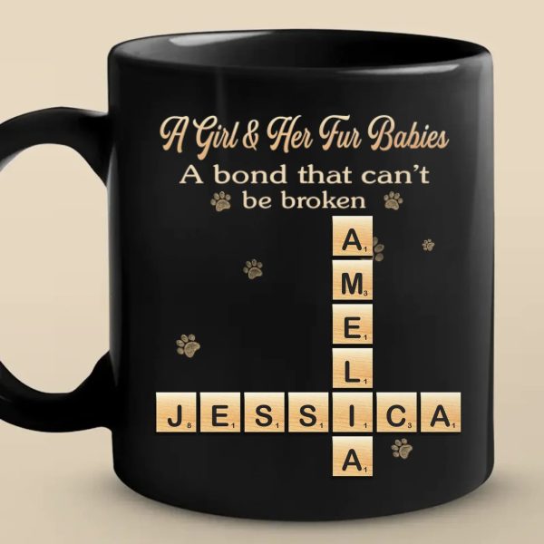 Custom Scrabble Black Mug - Personalized Birthday Gifts For Dog Cat Lovers, Dog Dad And Mom, Cat Owners - The Best Kind Of Chaos Custom Scrabble Black Mug - Personalized Birthday Gifts For Dog Cat Lovers, Dog Dad And Mom, Cat Owners - The Best Kind Of Chaos