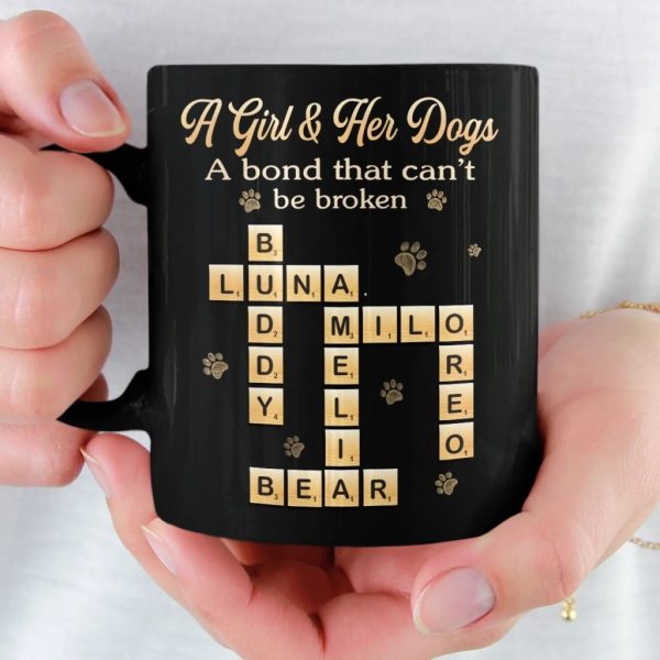 Custom Scrabble Black Mug - Personalized Birthday Gifts For Dog Cat Lovers, Dog Dad And Mom, Cat Owners - The Best Kind Of Chaos Custom Scrabble Black Mug - Personalized Birthday Gifts For Dog Cat Lovers, Dog Dad And Mom, Cat Owners - The Best Kind Of Chaos
