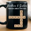 Custom Scrabble Black Mug - Personalized Christmas Birthday Gifts For Brother, Sister - Family Spelled In Joy Custom Scrabble Black Mug - Personalized Christmas Birthday Gifts For Brother, Sister - Family Spelled In Joy