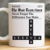 Custom Scrabble Mug - Personalized Birthday Gifts For Coworker, Work Bestie - Teamwork Makes Every Day Better Custom Scrabble Mug - Personalized Birthday Gifts For Coworker, Work Bestie - Teamwork Makes Every Day Better