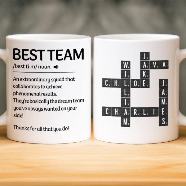 Custom Scrabble Mug - Personalized Birthday Gifts For Coworker, Work Bestie - Workdays Are Better With You Custom Scrabble Mug - Personalized Birthday Gifts For Coworker, Work Bestie - Workdays Are Better With You