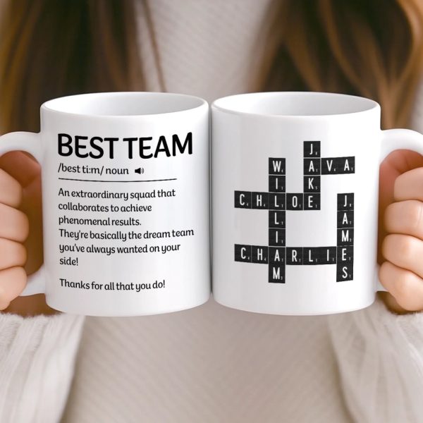 Custom Scrabble Mug - Personalized Birthday Gifts For Coworker, Work Bestie - Workdays Are Better With You Custom Scrabble Mug - Personalized Birthday Gifts For Coworker, Work Bestie - Workdays Are Better With You