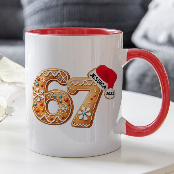 Custom Six Seven - Personalized Mug - Teen Slang Funny Tree Decor, Funny Teen Grandkid Gift Custom Six Seven - Personalized Mug - Teen Slang Funny Tree Decor, Funny Teen Grandkid Gift