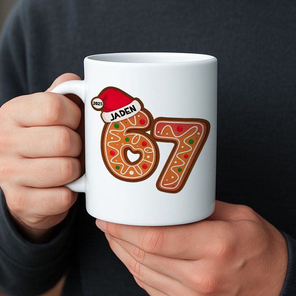 Custom Six Seven - Personalized Mug - Teen Slang Funny Tree Decor, Funny Teen Grandkid Gift Custom Six Seven - Personalized Mug - Teen Slang Funny Tree Decor, Funny Teen Grandkid Gift