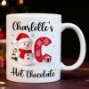 Custom Snowman Initial White Ceramic Mug for Hot Chocolate & Morning Coffee Festive Personalized Christmas Gift, Fun and Cute Winter Present Custom Snowman Initial White Ceramic Mug for Hot Chocolate & Morning Coffee Festive Personalized Christmas Gift, Fun and Cute Winter Present