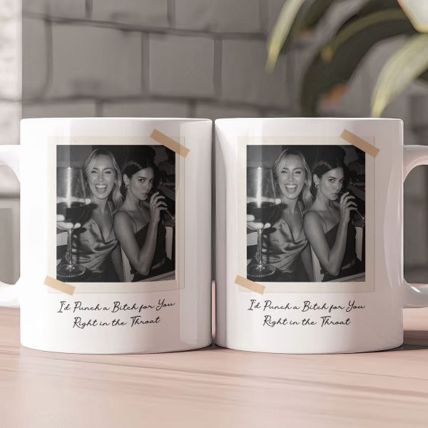 Custom Vintage Retro Polaroid Friendship Photo - Personalized Photo Mug Custom Vintage Retro Polaroid Friendship Photo - Personalized Photo Mug