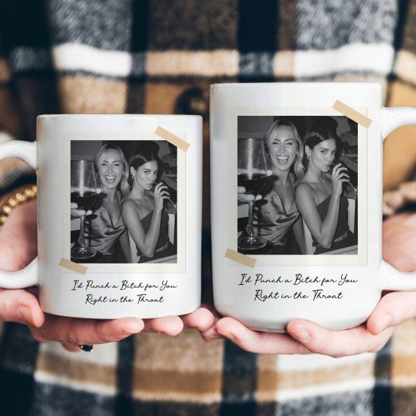 Custom Vintage Retro Polaroid Friendship Photo - Personalized Photo Mug Custom Vintage Retro Polaroid Friendship Photo - Personalized Photo Mug