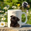 Custom Watercolor Pet Portrait Mug Perfect for Dog Lovers Custom Watercolor Pet Portrait Mug Perfect for Dog Lovers