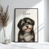 Custom Watercolor Pet Portrait Mug Perfect for Dog Lovers Custom Watercolor Pet Portrait Mug Perfect for Dog Lovers