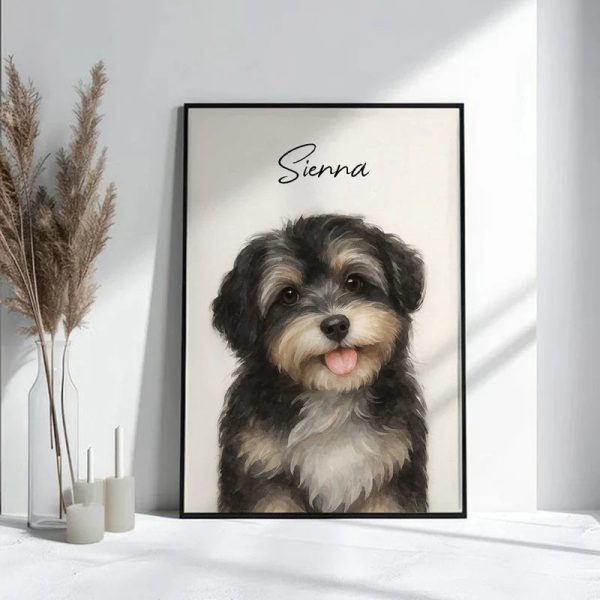 Custom Watercolor Pet Portrait Mug Perfect for Dog Lovers Custom Watercolor Pet Portrait Mug Perfect for Dog Lovers
