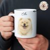 Custom Watercolor Pet Portrait Mug Perfect for Dog Lovers Custom Watercolor Pet Portrait Mug Perfect for Dog Lovers