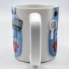 Customizable Cat Groomer Gear Design With Paw Prints And Tools - Personalized Custom Coffee Mug - CAT036_MG
