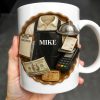 Customizable Diner Server Mug With Essential Tools - Personalized Custom Coffee Mug - FAM381_MG Customizable Diner Server Mug With Essential Tools - Personalized Custom Coffee Mug - FAM381_MG