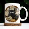 Customizable Diner Server Mug With Essential Tools - Personalized Custom Coffee Mug - FAM381_MG Customizable Diner Server Mug With Essential Tools - Personalized Custom Coffee Mug - FAM381_MG