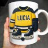 Customizable Hockey Jersey and Ice Skates Design - Personalized Custom Coffee Mug - SPORT008_MG Customizable Hockey Jersey and Ice Skates Design - Personalized Custom Coffee Mug - SPORT008_MG