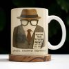 Customizable Journalist, Camera, Press Badge, Hat, Glasses - Personalized Custom Coffee Mug - OFW002_MG Customizable Journalist, Camera, Press Badge, Hat, Glasses - Personalized Custom Coffee Mug - OFW002_MG