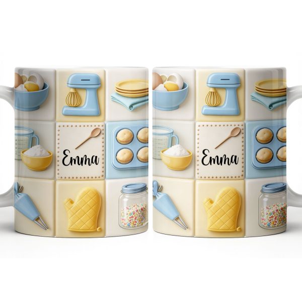 Customizable Kitchen-Themed Mug - Personalized Custom Coffee Mug - HOB030_MG Customizable Kitchen-Themed Mug - Personalized Custom Coffee Mug - HOB030_MG