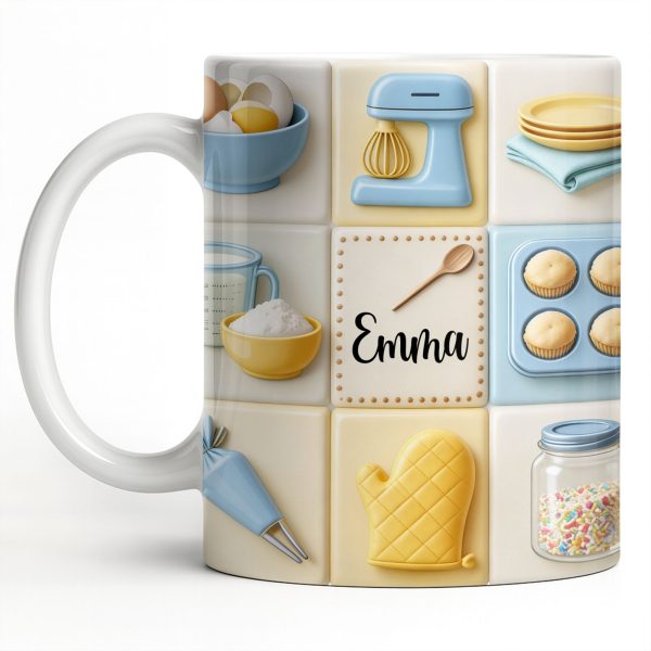 Customizable Kitchen-Themed Mug - Personalized Custom Coffee Mug - HOB030_MG Customizable Kitchen-Themed Mug - Personalized Custom Coffee Mug - HOB030_MG