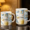 Customizable Kitchen-Themed Mug - Personalized Custom Coffee Mug - HOB030_MG Customizable Kitchen-Themed Mug - Personalized Custom Coffee Mug - HOB030_MG