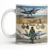Customizable Military Pilot And Jets Theme - Personalized Custom Coffee Mug - JBS104_MG Customizable Military Pilot And Jets Theme - Personalized Custom Coffee Mug - JBS104_MG