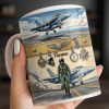 Customizable Military Pilot And Jets Theme - Personalized Custom Coffee Mug - JBS104_MG Customizable Military Pilot And Jets Theme - Personalized Custom Coffee Mug - JBS104_MG