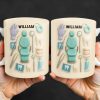 Customizable Name Dental Essentials Mug - Personalized Custom Coffee Mug - DOC072_MG Customizable Name Dental Essentials Mug - Personalized Custom Coffee Mug - DOC072_MG
