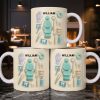 Customizable Name Dental Essentials Mug - Personalized Custom Coffee Mug - DOC072_MG Customizable Name Dental Essentials Mug - Personalized Custom Coffee Mug - DOC072_MG