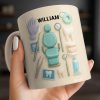 Customizable Name Dental Essentials Mug - Personalized Custom Coffee Mug - DOC072_MG Customizable Name Dental Essentials Mug - Personalized Custom Coffee Mug - DOC072_MG