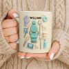 Customizable Name Dental Essentials Mug - Personalized Custom Coffee Mug - DOC072_MG Customizable Name Dental Essentials Mug - Personalized Custom Coffee Mug - DOC072_MG