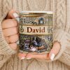 Customizable Name, Tools And Gears - Personalized Custom Coffee Mug - JBS107_MG Customizable Name, Tools And Gears - Personalized Custom Coffee Mug - JBS107_MG