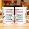 Customizable Name With Festive Light Strings - Personalized Custom Coffee Mug - XMAS155_MG Customizable Name With Festive Light Strings - Personalized Custom Coffee Mug - XMAS155_MG