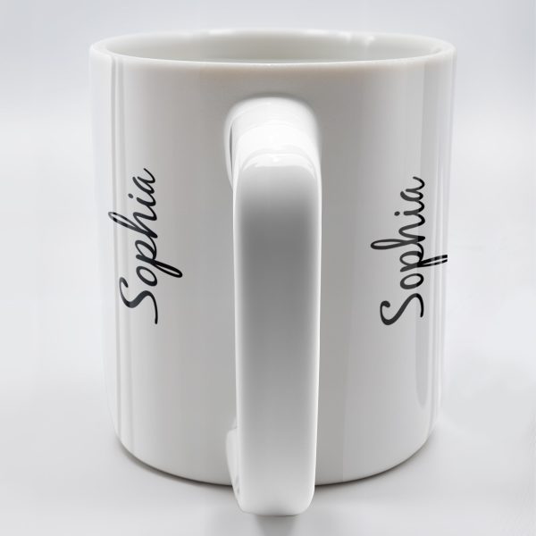 Customizable Name With Festive Light Strings - Personalized Custom Coffee Mug - XMAS155_MG Customizable Name With Festive Light Strings - Personalized Custom Coffee Mug - XMAS155_MG