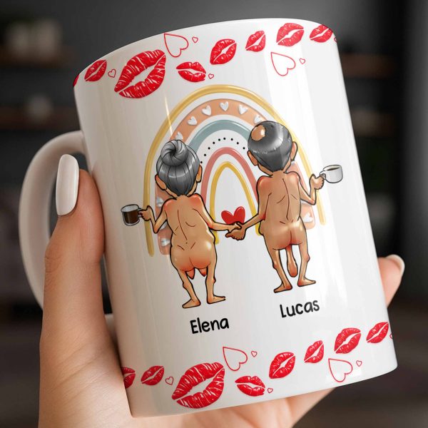 Customizable Names With Cheerful Emojis And Love Symbols - Personalized Custom Coffee Mug - CPL1280_MG Customizable Names With Cheerful Emojis And Love Symbols - Personalized Custom Coffee Mug - CPL1280_MG
