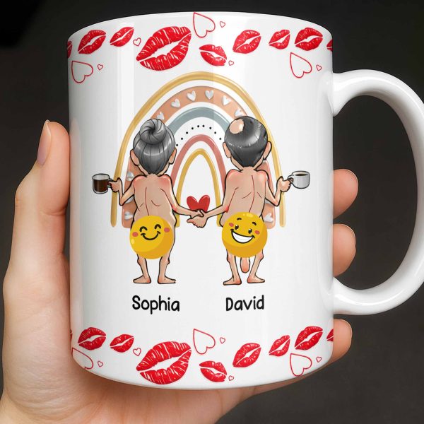 Customizable Names With Cheerful Emojis And Love Symbols - Personalized Custom Coffee Mug - CPL1280_MG Customizable Names With Cheerful Emojis And Love Symbols - Personalized Custom Coffee Mug - CPL1280_MG