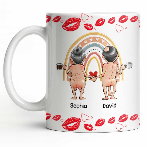 Customizable Names With Cheerful Emojis And Love Symbols - Personalized Custom Coffee Mug - CPL1280_MG Customizable Names With Cheerful Emojis And Love Symbols - Personalized Custom Coffee Mug - CPL1280_MG