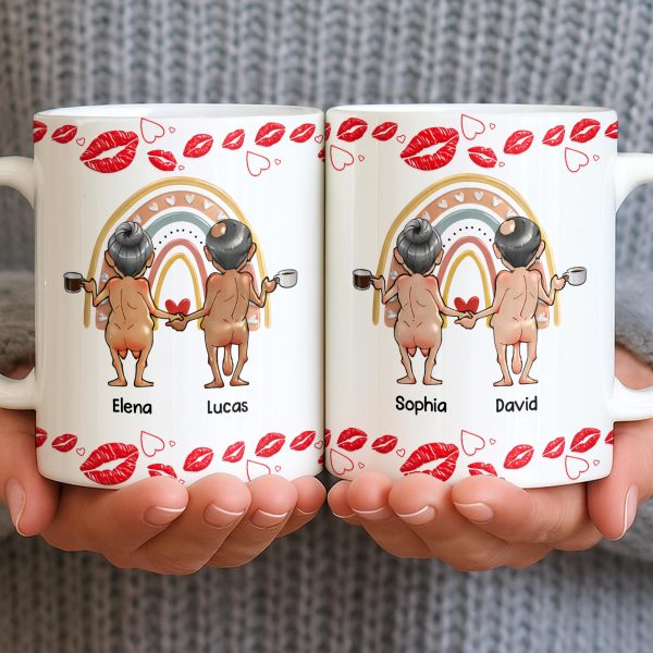 Customizable Names With Cheerful Emojis And Love Symbols - Personalized Custom Coffee Mug - CPL1280_MG Customizable Names With Cheerful Emojis And Love Symbols - Personalized Custom Coffee Mug - CPL1280_MG