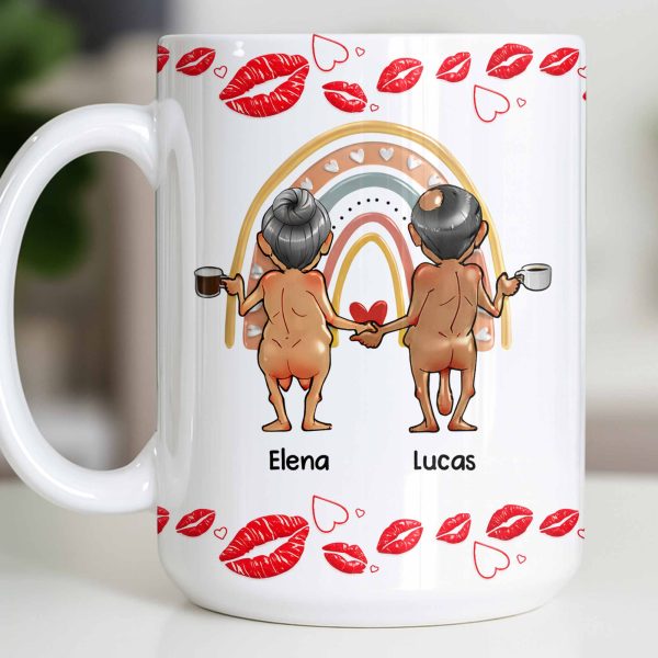 Customizable Names With Cheerful Emojis And Love Symbols - Personalized Custom Coffee Mug - CPL1280_MG Customizable Names With Cheerful Emojis And Love Symbols - Personalized Custom Coffee Mug - CPL1280_MG