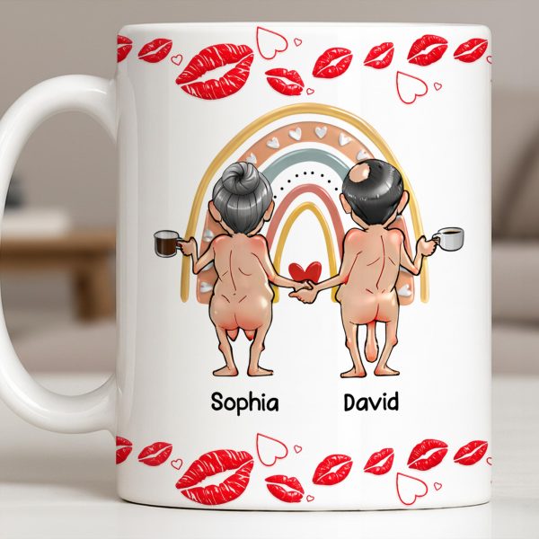 Customizable Names With Cheerful Emojis And Love Symbols - Personalized Custom Coffee Mug - CPL1280_MG Customizable Names With Cheerful Emojis And Love Symbols - Personalized Custom Coffee Mug - CPL1280_MG
