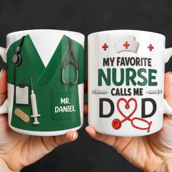 Customizable Nursing Professional Design - Personalized Custom Coffee Mug - DAD274_MG Customizable Nursing Professional Design - Personalized Custom Coffee Mug - DAD274_MG